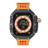 Luxurious Carbon Fiber Case Strap For Apple Watch Ultra 49 mm - Mycasety Mycasety