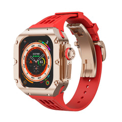 Luxurious Titanium Alloy Case Strap For Apple Watch Ultra 49 mm - Mycasety Mycasety