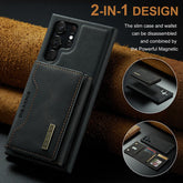 Luxury Magnetic Leather All-inclusive Protective Cover With Card Holder For Samsung Galaxy - Mycasety Mycasety