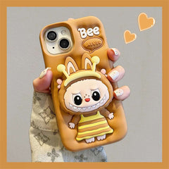 LA~BU~BU Pop Sockets Animal Theme iPhone Cases