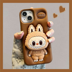 LA~BU~BU Pop Sockets Animal Theme iPhone Cases
