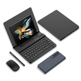 Bluetooth Magnetic Keyboard Metal Bracket For Galaxy Z Fold Series Come With keyboard+Metal Cover+Capacitive Pen+mouse