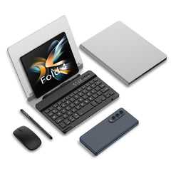 Bluetooth Magnetic Keyboard Metal Bracket For Galaxy Z Fold Series Come With keyboard+Metal Cover+Capacitive Pen+mouse