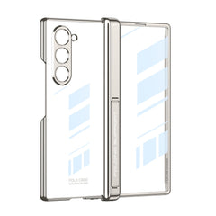 Transparent Magnetic Hinge Bracket Shockproof Phone Case With Screen Protector For Galaxy Z Fold6