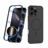 Magnetic 2 in 1 Shockproof iPhone Case With Magsafe With Touch Control Buttons
