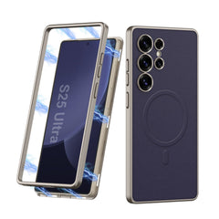 Magnetic 2 in 1 Shockproof Leather Phone Case For Galaxy