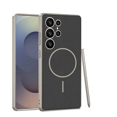 Magnetic Shockproof Phone Case Support Wireless Charge For Galaxy S25 Ultra