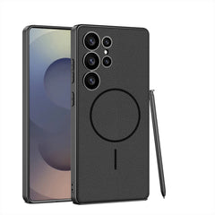 Magnetic Shockproof Phone Case Support Wireless Charge For Galaxy S25 Ultra