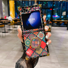 Retro Boho Style Ring Case With Lanyard for Galaxy Z Flip 6/5/4/3