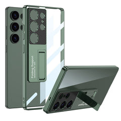 Electroplated Phone Case With Invisible Bracket For Galaxy