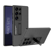 Leather Shockproof Phone Case With Invisible Bracket For Galaxy