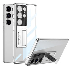 Electroplated Phone Case With Invisible Bracket For Galaxy