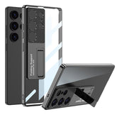 Electroplated Phone Case With Invisible Bracket For Galaxy