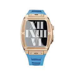 Luxurious Titanium Alloy Case Strap For Apple Watch 44/45mm - Mycasety Mycasety