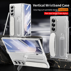 Higne Pen Box Shockproof Phone Case With Screen Protector & Wristband Holder For Galaxy Z Fold 6/5/4/3