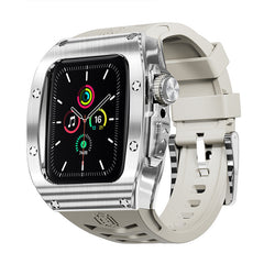 Luxurious Titanium Alloy Case Strap For Apple iWatch 44/45/49 mm - Mycasety Mycasety