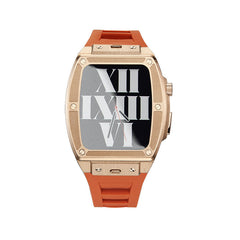 Luxurious Titanium Alloy Case Strap For Apple Watch 44/45mm - Mycasety Mycasety