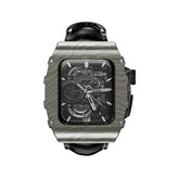 Luxury Metal Case Strap For Apple Watch 44/45 mm - Mycasety Mycasety