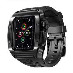 Luxurious Titanium Alloy Case Strap For Apple iWatch 44/45/49 mm - Mycasety Mycasety