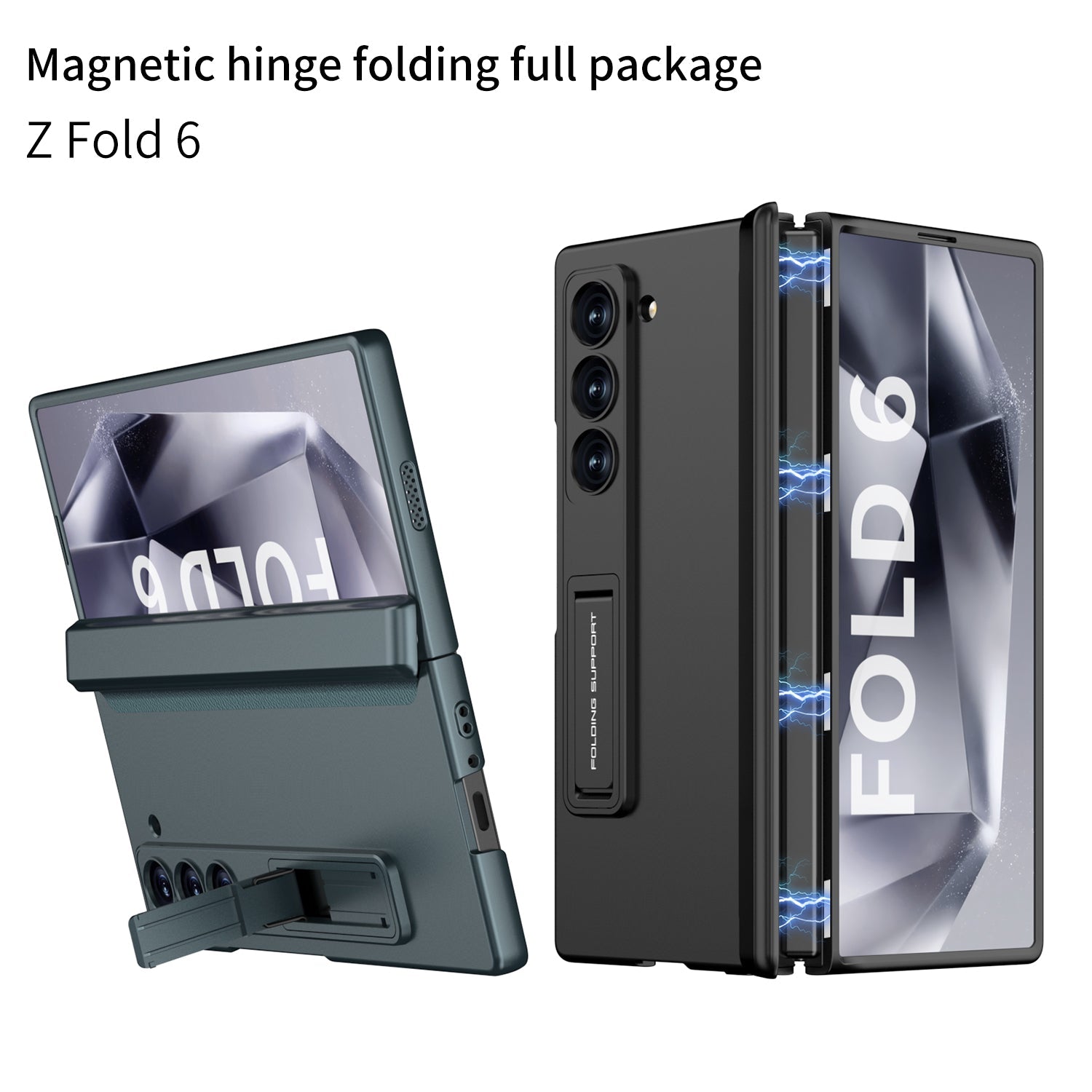 Magnetic Hinge Bracket Shockproof Phone Case For Galaxy Z Fold6