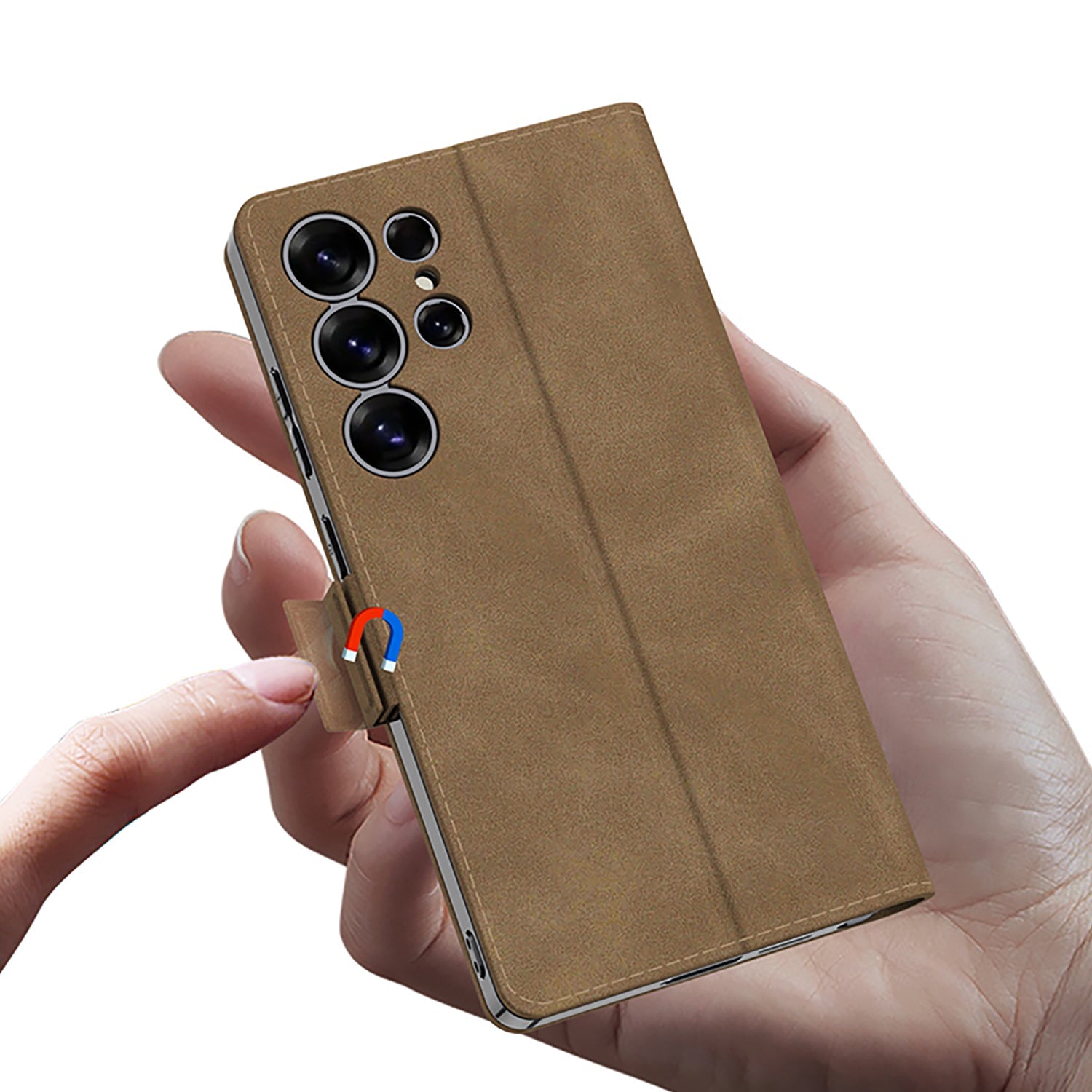 Leather Shockproof Phone Cover For Galaxy