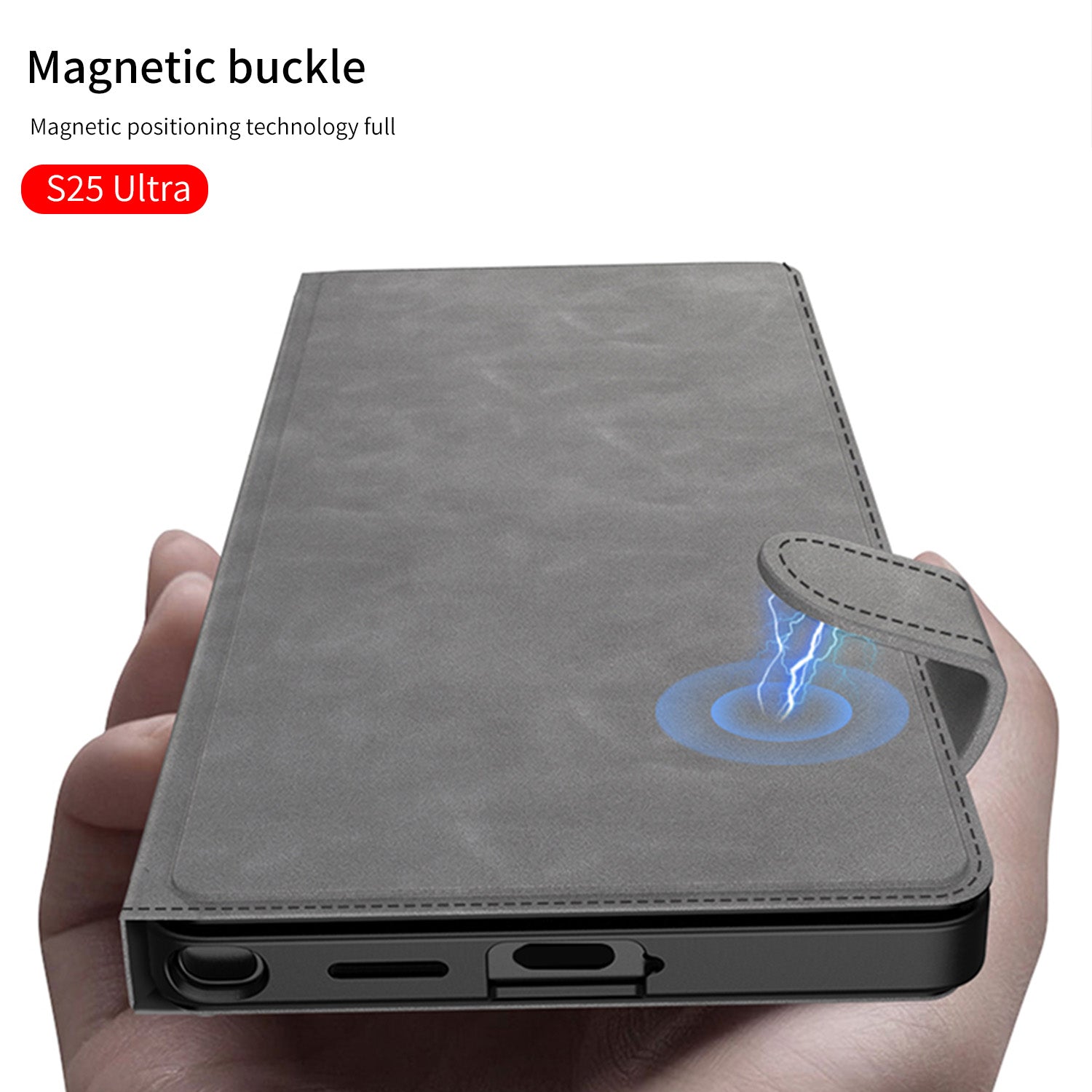 Leather Shockproof Phone Cover With Bracket For Galaxy