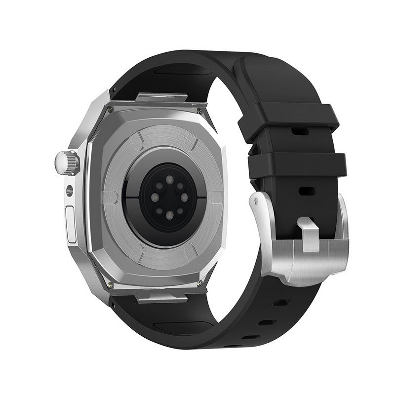 Luxury Metal Case Strap For Apple Watch Series 44/45mm - mycasety2023 Mycasety