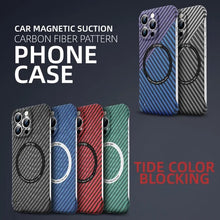 Load image into Gallery viewer, Hot Sale Carbon Fiber Magnetic Case for iPhone
