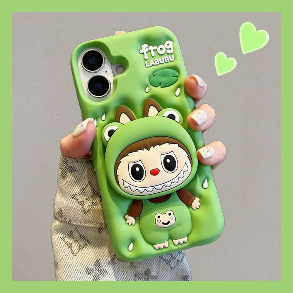 LA~BU~BU Pop Sockets Animal Theme iPhone Cases
