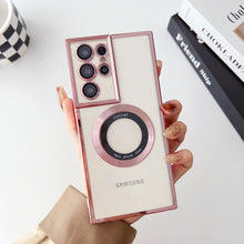 Load image into Gallery viewer, Samsung Galaxy Electorplated Camera All-inclusive Phone Case With MagSafe Magnetic Coil
