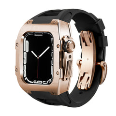 Luxury Metal Case Strap For Apple Watch Series 44/45 mm - mycasety2023 Mycasety