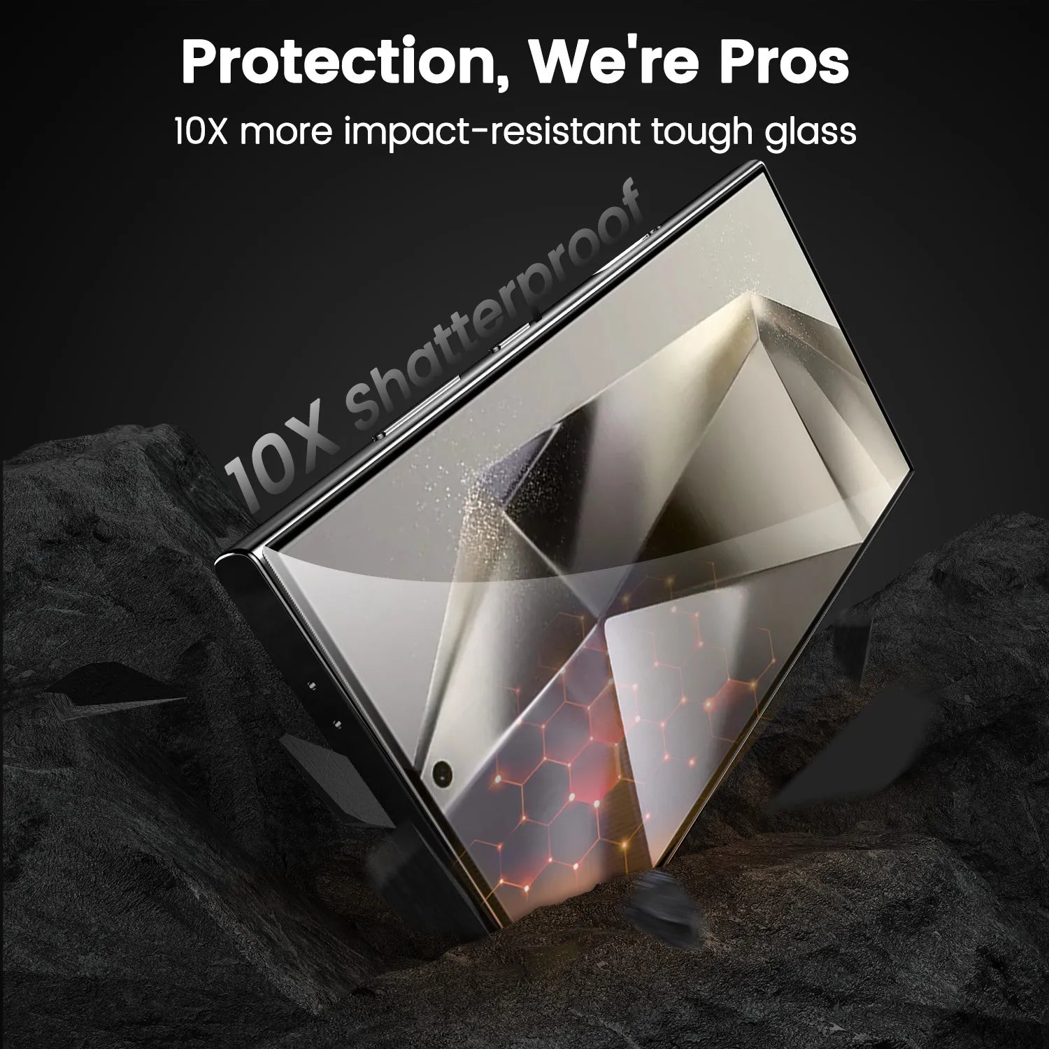 Glare Guard Screen Protector For Galaxy With Dust-free Film Cabin | Electrostatic Cleaning Technology