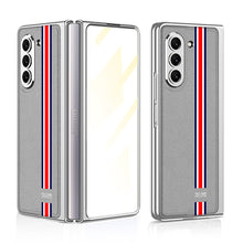 Load image into Gallery viewer, Electroplated Leather Cover with Film for Samsung Galaxy Z Fold5 / Fold4 / Fold3 / Fold2
