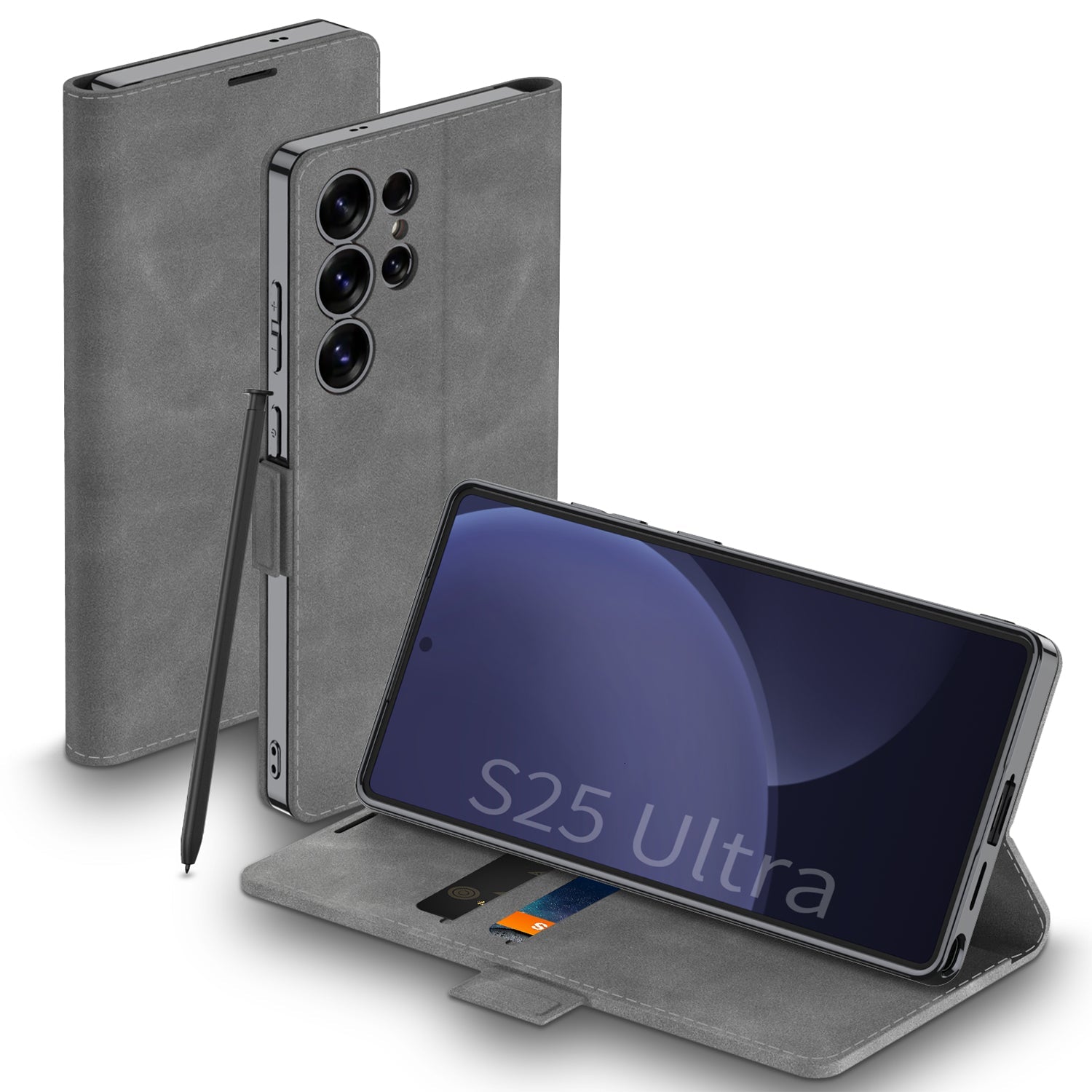 Leather Shockproof Phone Cover For Galaxy