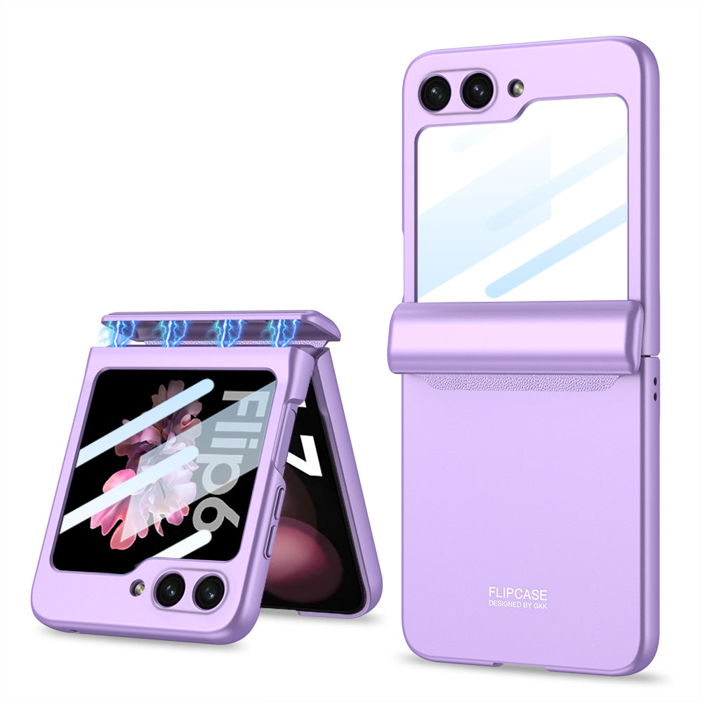 Magnetic All-included Shockproof Phone Case For Galaxy Flip 6/5/4/3 With Back Screen Protector