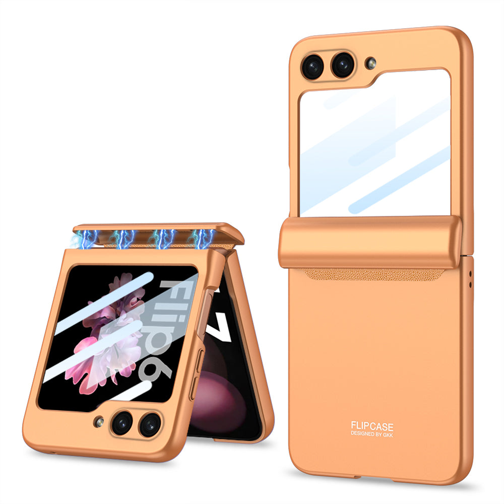 Magnetic All-included Shockproof Phone Case For Galaxy Flip 6/5/4/3 With Back Screen Protector