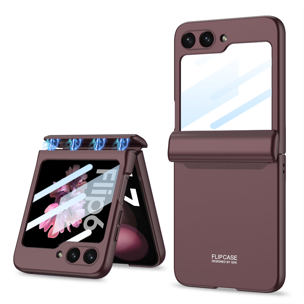Magnetic All-included Shockproof Phone Case For Galaxy Flip 6/5/4/3 With Back Screen Protector