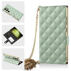 Electroplated Leather Shockproof Cover With Golden Bracelet For Galaxy