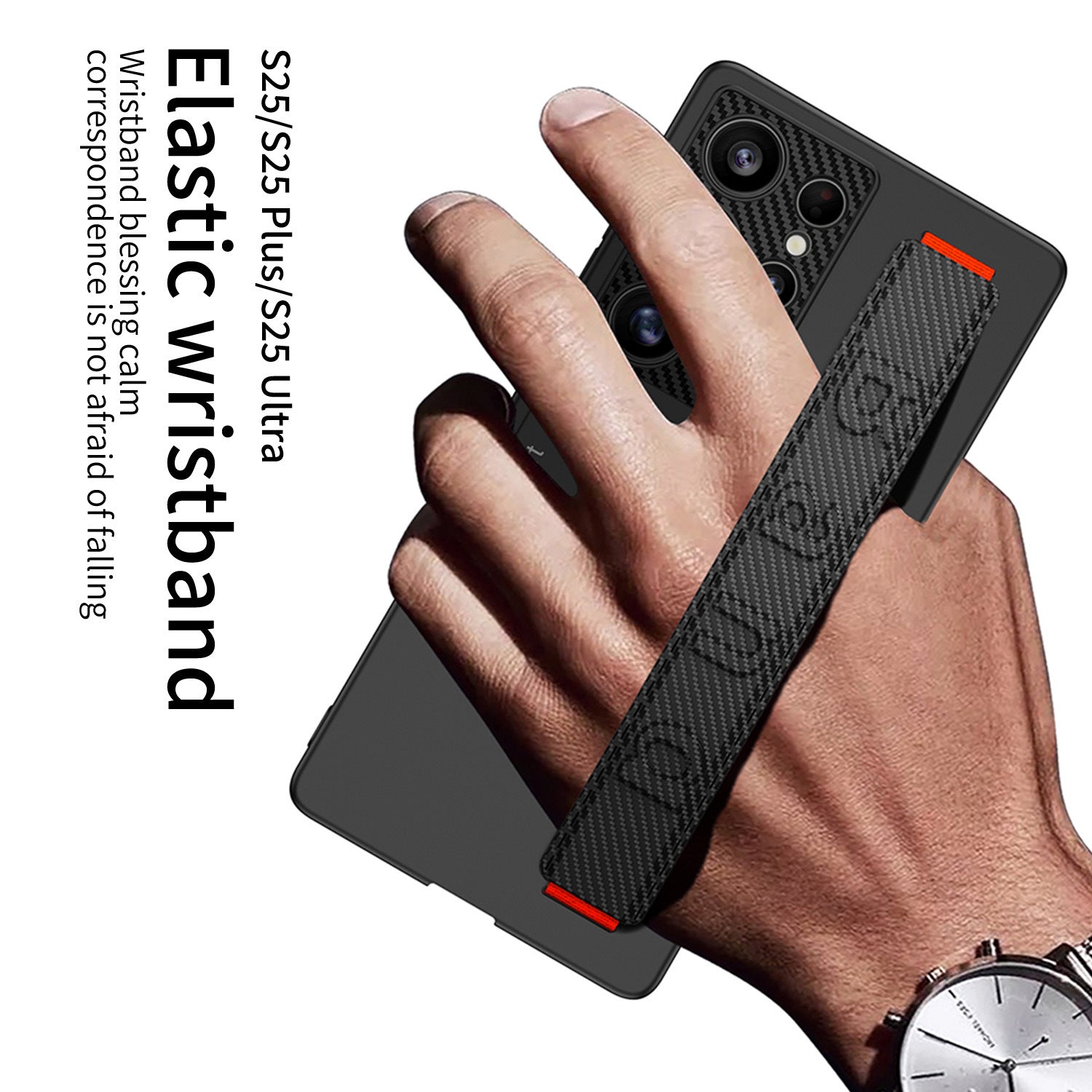 Wristband Holder Invisible Bracket Phone Case For Galaxy