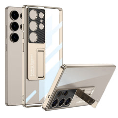 Electroplated Phone Case With Invisible Bracket For Galaxy