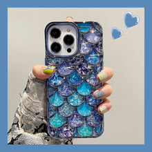 Load image into Gallery viewer, Colorful Mermaid Scale iPhone Case
