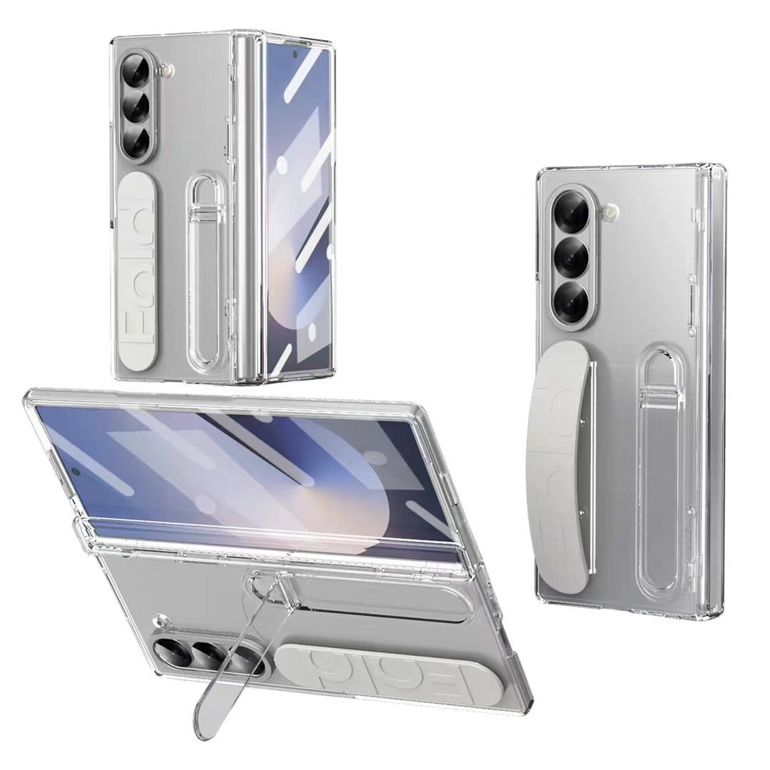Wristband Holder Higne Shockproof Phone Case With Screen Protector For Galaxy Z Fold 6/5/4/3