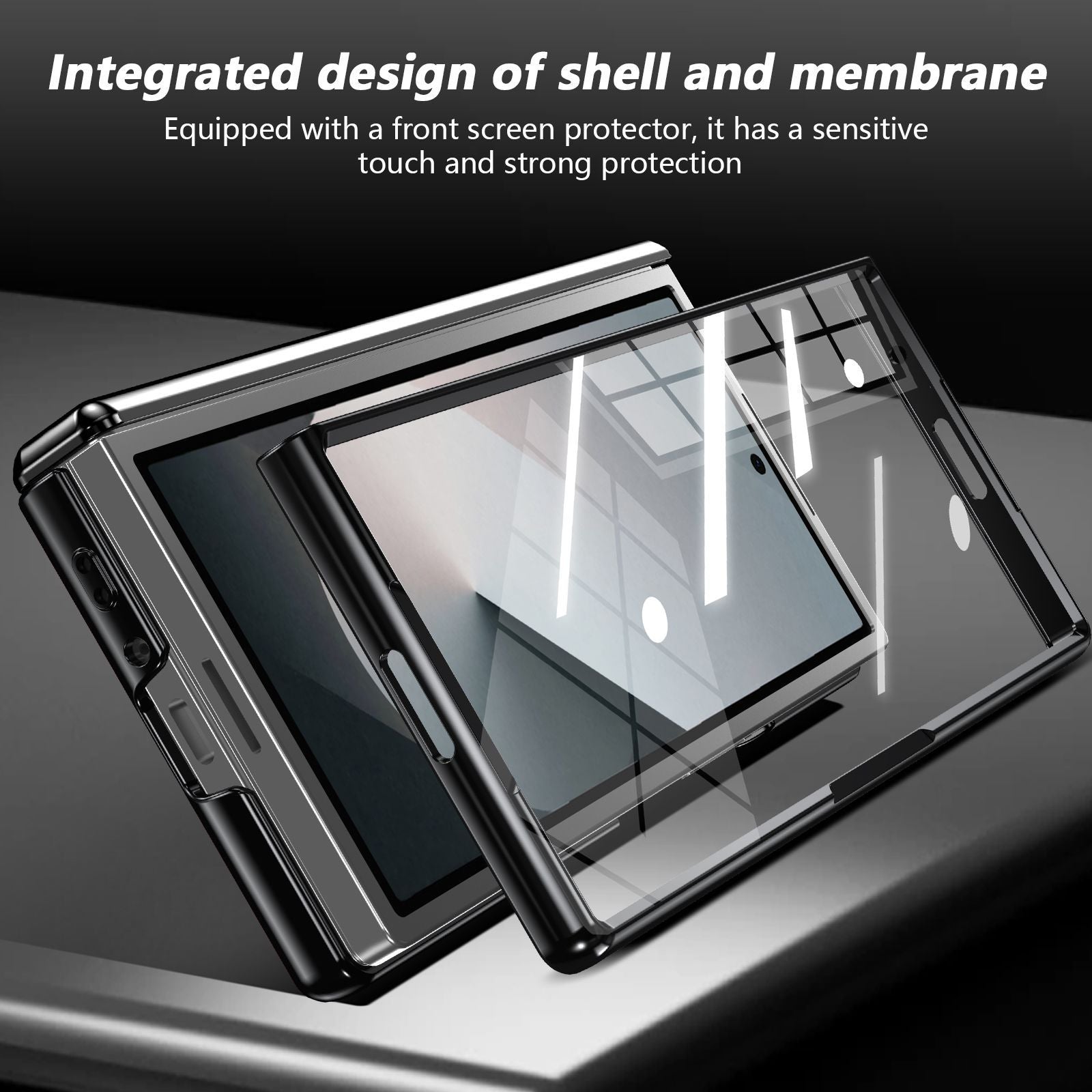 360° Magnetic Bracket Shockproof Phone Case With Screen Protector For Galaxy Z Fold 6/5/4
