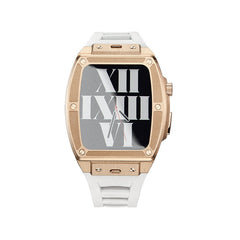Luxurious Titanium Alloy Case Strap For Apple Watch 44/45mm - Mycasety Mycasety