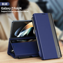 Load image into Gallery viewer, Magnetic Flip Cover Leather Case Pen Slot With Stylus Anti-Fall Phone Case For Samsung Galaxy Z Fold
