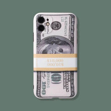 Load image into Gallery viewer, 2021 New Creative Personality US Dollar Bill Silicone Phone Case For iPhone pphonecover
