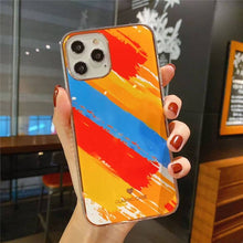 Load image into Gallery viewer, Glitter Gradient Marble Texture Phone Case For iPhone 11 12 11Pro Max XR XS Max X 7 8 Plus 11Pro 12 Shockproof Bumper Back Cover pphonecover
