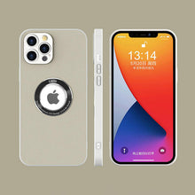 Load image into Gallery viewer, 2021 INS LOGO Hollow Design Leather Protective Case For iPhone pphonecover
