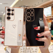 Load image into Gallery viewer, Lovely Electroplating Protective Phone Case With Stand Holder For Samsung pphonecover
