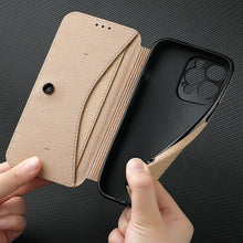 Load image into Gallery viewer, Flip Cover Fiber Pattern Camera All-inclusive Protective Case For iPhone pphonecover
